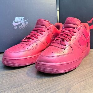 Nike Air Force 1 Low Triple Red Size 10.5 Men